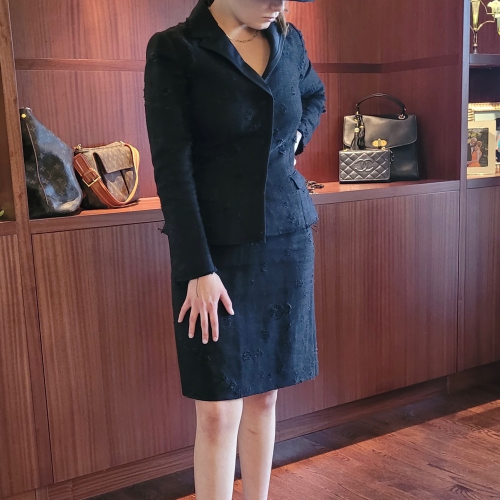 Prada Skirt Suit Linen/Silk blend Size 38 (It)
